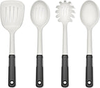 OXO Good Grips 4-Piece Nylon Utensil Set – Oat, Non Toxic Cooking Utensils