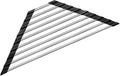 Corner Sink Caddy Triangle Dish Drying Rack for Sink Corner, Dish Drying Rack in Sink, Sponge Holder Roll Up Dish Drying Rack Over The Sink,Drainer Mat Sponge Caddy for Counter Storage