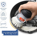 Palm Brush Refills for OXO Soap Dispensing Dish Brush - 8 Pack Cleaning Replacement Brush Head for OXO Palm Brush