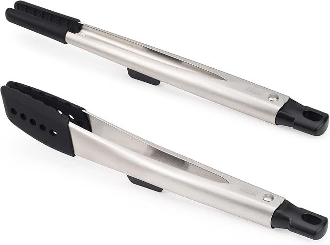 Joseph Joseph Elevate Fusion Set of 2 Silicone Tongs with Integrated Tool Rests
