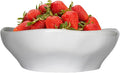 9" Serving Bowls, Large Oval Serving Dishes for Wedding and Dinner Parties, 42 Oz for Salad, Side Dishes, Pasta, Microwave & Dishwasher Safe