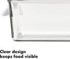 OXO Good Grips Fridge Organization Bin 8 in x 10 in - for Deli Meats, Cheeses, Loose Fruits and More