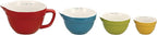 Creative Co-Op Bowl Shaped Measuring Cups (Set of 4 Sizes)