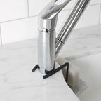Kitchen Sink Accessory Sponge Holder (BLACK, XLARGE)