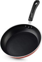 Cook N Home Nonstick Frying Pans Set 3 Piece, 8, 9.5, 11-Inch Kitchen Cooking Skillets Saute Fry Pan Induction Compatible, Marble Red