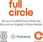 Full Circle Bubble Up Bamboo Dish Brush & Ceramic Soap Dispenser – Family Safe, Formaldehyde-Free – Kitchen Scrub Brush for Dishes, Nonstick & Cast Iron, Gray