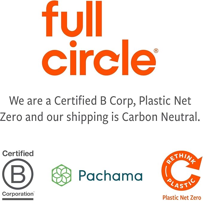 Full Circle Be Good - Bamboo Handle Dish Brush – Sustainable Kitchen Cleaning with Tough Bristles - Natural Dish Scrubber, Nonstick & Cast Iron Cleaner - Long Handle Brush for Dishes, Pots, and Pans