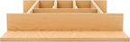 Rev-A-Shelf Natural Maple Right Size Utensil Insert Home Storage Kitchen Organizer 7 Compartment Drawer Accessory, 13-1/4" x 19-1/2", 4WCT-18SH-1