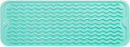 MicoYang Silicone Dish Drying Mat for Multiple Usage,Easy clean,Eco-friendly,Heat-resistant Silicone Mat for Kitchen Counter,Sink,Bar,Bottle,or Cup Mint M 17 inches x 6 inches