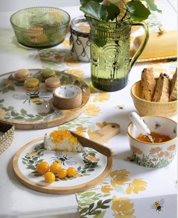 Boston International Vintage-Inspired Glass Serving Bowl with Embossed Floral Pattern for Salad Snacks Dinner, Large 7" x 2.75", Olive Green Codi