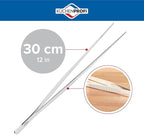Küchenprofi 12-Inch Tweezer Tongs in 18/10 Stainless Steel, Pack of 3