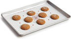 King Arthur Baking Company Cookie Mat, Oven Safe Silicone Reusable Baking Mat, For Precise Cookie Dough Spacing And Placement, Fits Half-Size Pans (Pack of 2)