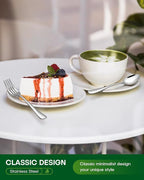 72 Pcs Silverware Set with Steak Knives Food-Grade Stainless Steel Flatware Set for 12 Mirror Cutlery Include Forks Spoons and Knives Set Dishwasher Safe Utensil Sets for Home Restaurant