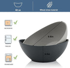 Wrova 65oz Big Wheat Straw Bowls - Large Salad Bowls set of 6 - Unbreakable Serving Bowls - Microwave & Dishwasher Safe - Oval Bowls for Cereal,Salad,Fruit - Classic Series