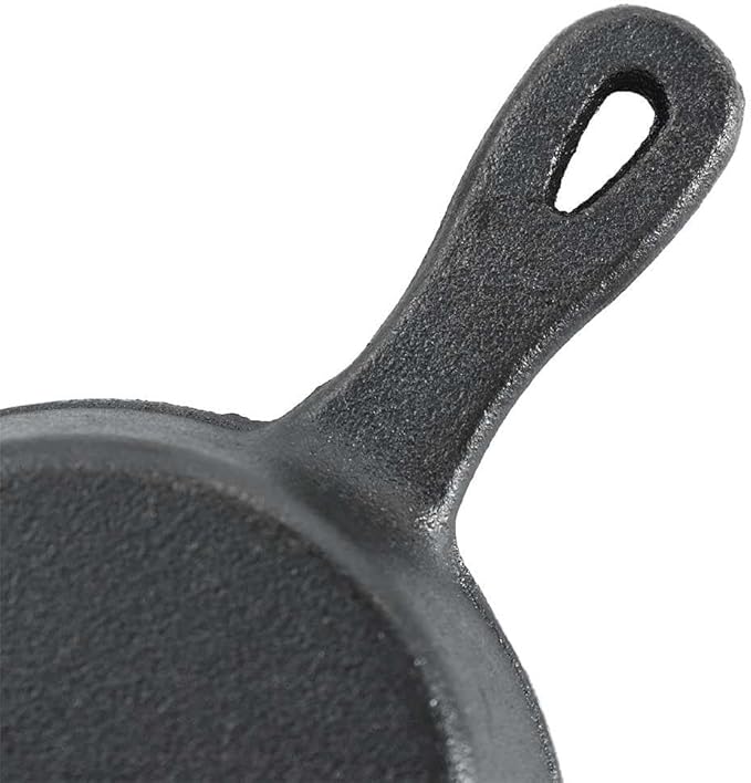 Kopida 3.35 Inch Cast Iron Skillet, Frying Pan, Egg Frying Pots, Mini Cast Iron Skillet, for Kitchen Cooking Tool Barbecue