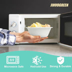 JINVOGREEN 1000 Count 12 oz Paper Bowls, Disposable Compostable Bowls Bulk, Heavy Duty Biodegradable Bagasse Bowl for Snacks, Soup, and Salads, White