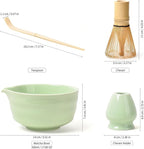 Authentic Japanese Matcha Ceremony Set - 17oz Traditional Chawan Bowl with Bamboo Whisk (Chasen), Scoop & Stand - Complete Starter Kit for Beginners, Christmas Thanksgiving Gift Idea