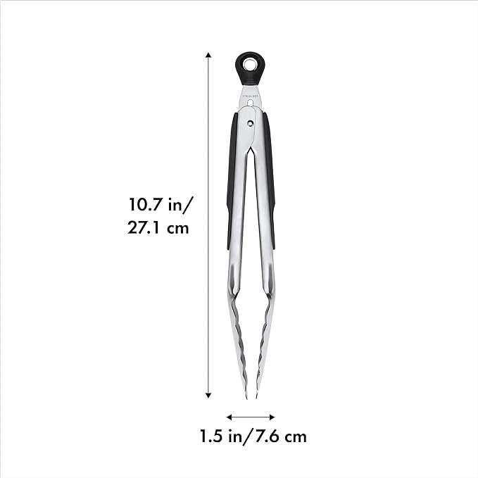 OXO Good Grips 9 Inch Stainless Steel Locking Tongs