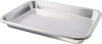 Nordic Ware Naturals Eighth Sheet - USA Made Uncoated Natural Aluminum Commercial Quality Sheet Pan, 1-Pack