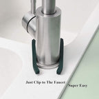 Sink Caddy Sink Sponge Holder - Faucet Rack Shower Tray - Kitchen and Bathroom Metal Organizer Hanging Fix Around Faucet