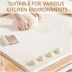Silicone Baking Mat 28" x 20"Extra Thick Baking Mat with Measurements Non-stick Pastry Mats for Rolling Dough,Bread,Pie,Cookies,Pizza and fondant,Food Grade Kneading mat