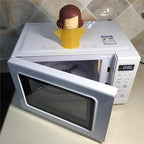 Angry Mom Microwave Cleaner, Mad Mama Microwave Steam Cleaner, Just Add Vinegar and Water, Easily Cleans the Crud in Minutes (Yellow)