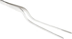 Mercer Culinary 18-8 Stainless Steel Chef Plating Tongs, Offset Tip, 7-7/8 Inch