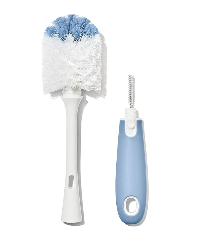 OXO Tot Bottle Brush with Stand, Baby Bottle Brush