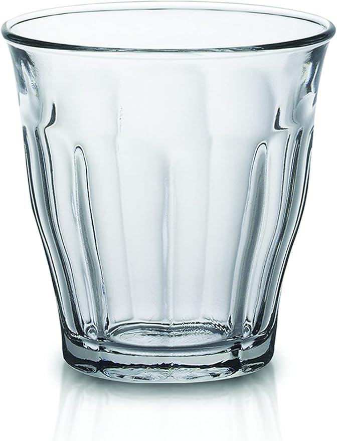 Duralex Picardie Glass Tumbler Set of 6, 10-7/8 ounce, Clear