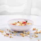 bUCLA 50Pack 12oz White Plastic Bowls - Disposable White Plastic Salsa Bowls Premium Heavy Duty - Ideal for Wedding &Party
