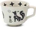 Ceramic Coffee Mug, 12 oz Small Novelty Unique Teacup with Handle, Stoneware Cup for Tea Mocha Latte Cappuccino (Fox)