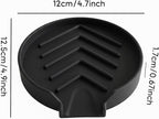 Holder for Scrub Daddy, Thinnest Build to Last Sponges Holders, Durable Smiley Face Sponge Rack, Large Soap Dish & Sink Caddy Organizer, Dishwasher Safe (Black, 1)