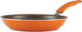 Rachael Ray Cook + Create Nonstick Cookware Frying Pan/Skillet, Fry Pan, 10 Inch - Orange