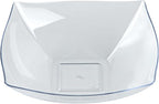 Restaurantware-Moderna 32 Ounce Fancy Plastic Bowls, 10 Square Disposable Salad Bowls - Durable, Heavy-duty, Clear Plastic Bowl, For Warm And Cold Foods