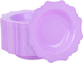 COLOSUS 60 Pack Lavender Purple Plastic Bowls, 12 oz Disposable Soup Bowls, Premium Plastic Dessert Bowls,Heavy-duty Salad Bowl for Party, Wedding, Dinner and Catering