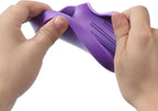 MicoYang Silicone Bathroom Soap Dishes with Drain Spout-Bathroom and Kitchen Sink Organizer,Sponge Holder,Dish Soap Tray,Perfect for Dispenser,Scrubber,Bottle,Cup on Sink or Counter-Purple 4.9"×3.2"