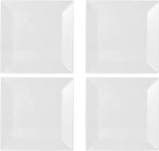 Mikasa Square Delray 16-Piece Bone China Dinnerware Set, Service for 4, White