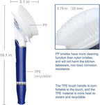 CELOX Dish Brush with Soap Dispenser, Soap Dispensing Brush with Handle