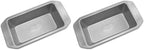 USA Pan American Bakeware Classics 1-Pound Loaf Pan, Aluminized Steel, 1 Pound (Pack of 2)