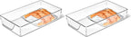 OXO Good Grips Fridge Organization Bin 8 in x 14 in - for Cheese, Meat, Fish and More (Pack of 2)