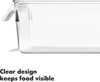 OXO Good Grips Fridge Organization Bin 5 in x 14 in - for Yogurt Cups, Small Produce, Berry Bins and More