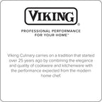 Viking Contemporary 3-Ply Dutch Oven, 5.2 Quart Stainless Steel Cookware Pot with Glass Lid, Dishwasher and Oven Safe, Induction Ready, Silver