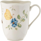 Lenox Dinnerware Set, Butterfly Meadow 18-Piece Set, Service For 6, White Porcelain, Butterfly And Flower Designs, Plates And Bowls Sets, Dishwasher Safe, Home & Kitchen (18 Pieces, Assorted)