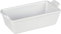 Le Creuset Stoneware Heritage Loaf Pan, 9" x 5" x 3" (1.5 qt.), White