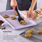 KitchenAid 10 x 15-In Nonstick Swiss Engineered Aluminized Steel Baking Sheet, Dishwasher Safe, Wildflower
