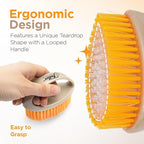 Fuller Brush Easy Hold Scrubby Brush – Ergonomic Non-Slip Grip Handle – Durable Stiff Bristles for Kitchen, Sink, Pots and Pans, Handheld Cleaning Brush (Pack of 1)