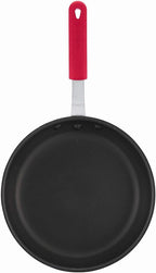 Winco Commercial-Grade Aluminium Fry Pan/Skillet, Non-Stick Finish with Cool Touch Handle, 8" (Pack of 6)