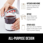 GORILLA GRIP powerGRIP Drawer Shelf and Cabinet Liner, Thick Strong Hold, Non-Adhesive Liners Protect Kitchen Cabinets and Cupboard, Bathroom Drawers, Easy Install, Breathable Mat, 12" x10' Light Gray