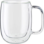 ZWILLING Sorrento Plus 8-pc Double-Wall Glass Coffee Mug Set