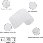 MicoYang Silicone Dish Drying Mat for Multiple Usage,Easy clean,Eco-friendly,Heat-resistant Silicone Mat for Kitchen Counter or Sink,Refrigerator or Drawer Liner Translucent S 12 inches x 6 inches
